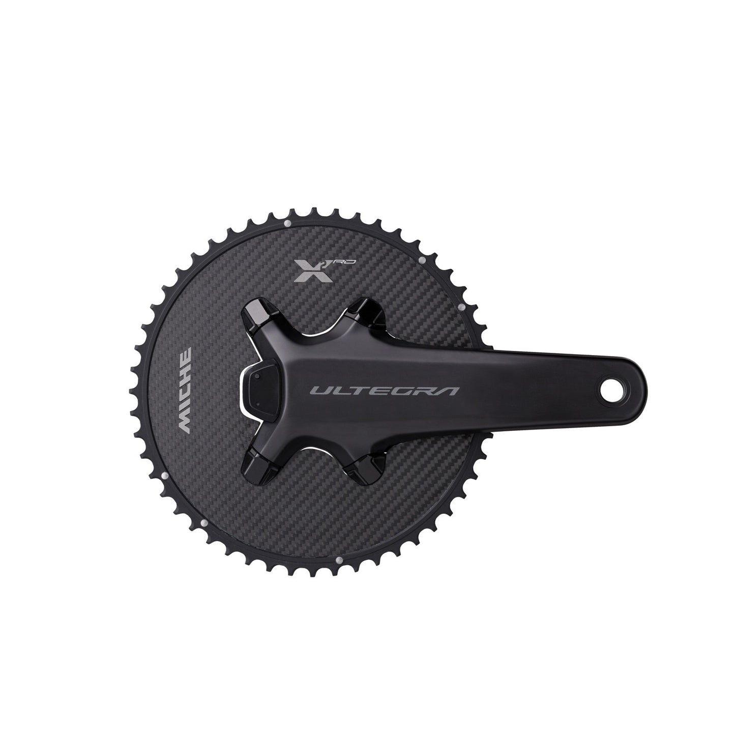 Zewnętrzna tarcza łańcuchowa MICHE X2 RD R81 12V do Shimano R8100 z czujnikiem mocy