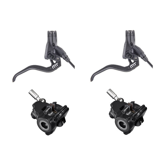 Para hamulców bez tarcz MAGURA MT4 FLATMOUNT w kolorze czarnym