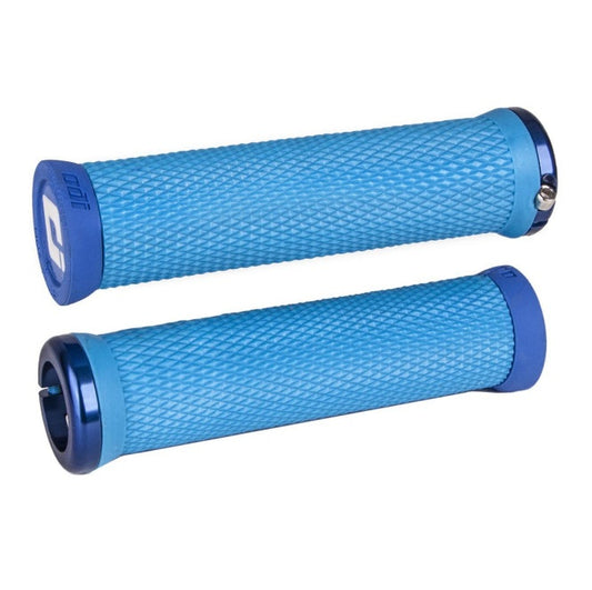 Chwyty ODI ELITE MOTION V2.1 Lock-on 130 mm niebieskie