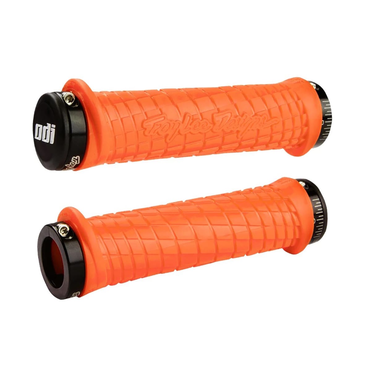 Chwyty ODI TROY LEE DESIGNS Lock-On 130 mm pomarańczowe