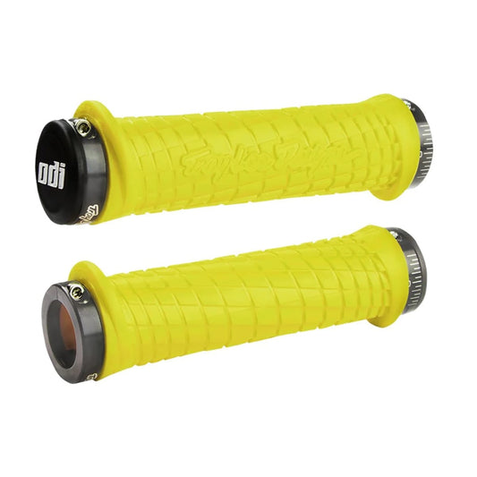 Chwyty ODI TROY LEE DESIGNS Lock-On 130 mm żółte