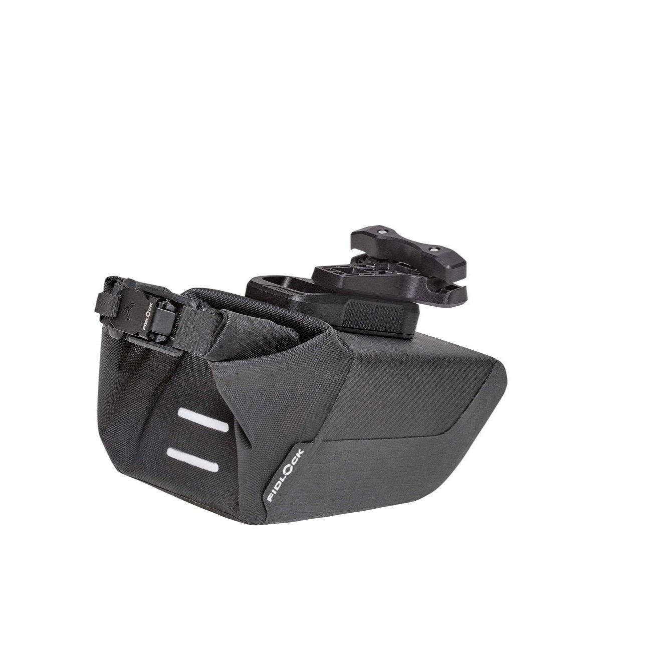 Saddle bag + Support FIDLOCK PINCLIP SET Black