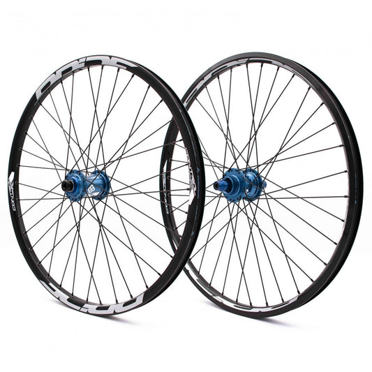 Para Kół PRIDE 24" (507mm) Control V1 V-Brake/Disc Osie 20/10mm Niebieski