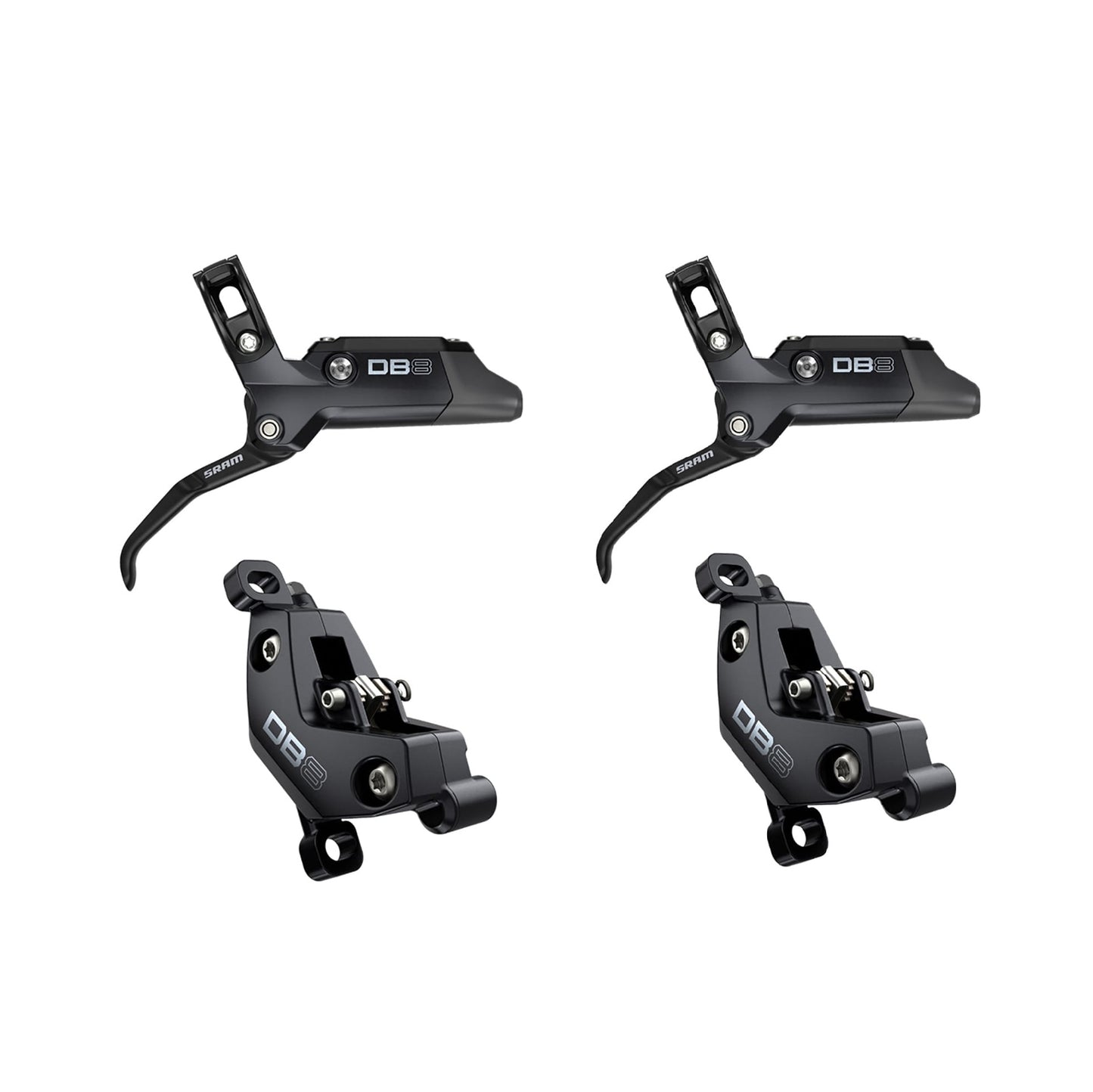 Pair of SRAM DB8 Black brakes