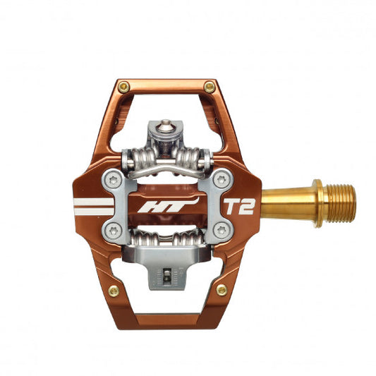 ht enduro pedals HT COMPONENTS ENDURO T2T Titanium pedals Blue – Probikeshop