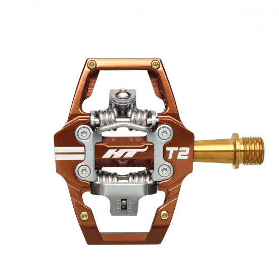 HT COMPONENTS T2 Titanium Bronze pedals