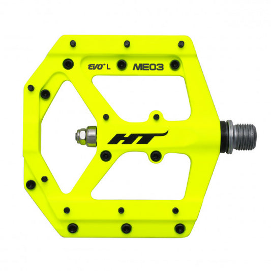 Płaskie pedały HT COMPONENTS EVO+ MAG ME03 Żółty