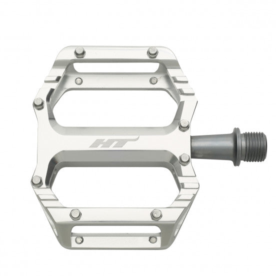 Płaskie pedały HT COMPONENTS AR09 Silver