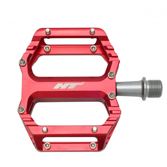 HT COMPONENTS AR09SX Płaskie pedały BMX czerwone