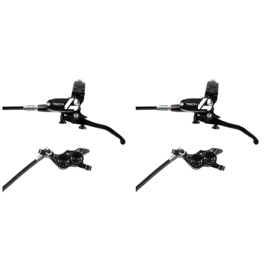 Pair of HOPE TECH 4 E4 Black brakes