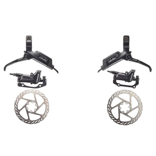 Pair of SRAM LEVEL Black Disc Brakes