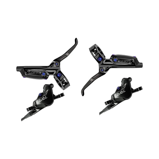 Pair of SRAM LEVEL ULTIMATE Black/Rainbow brakes
