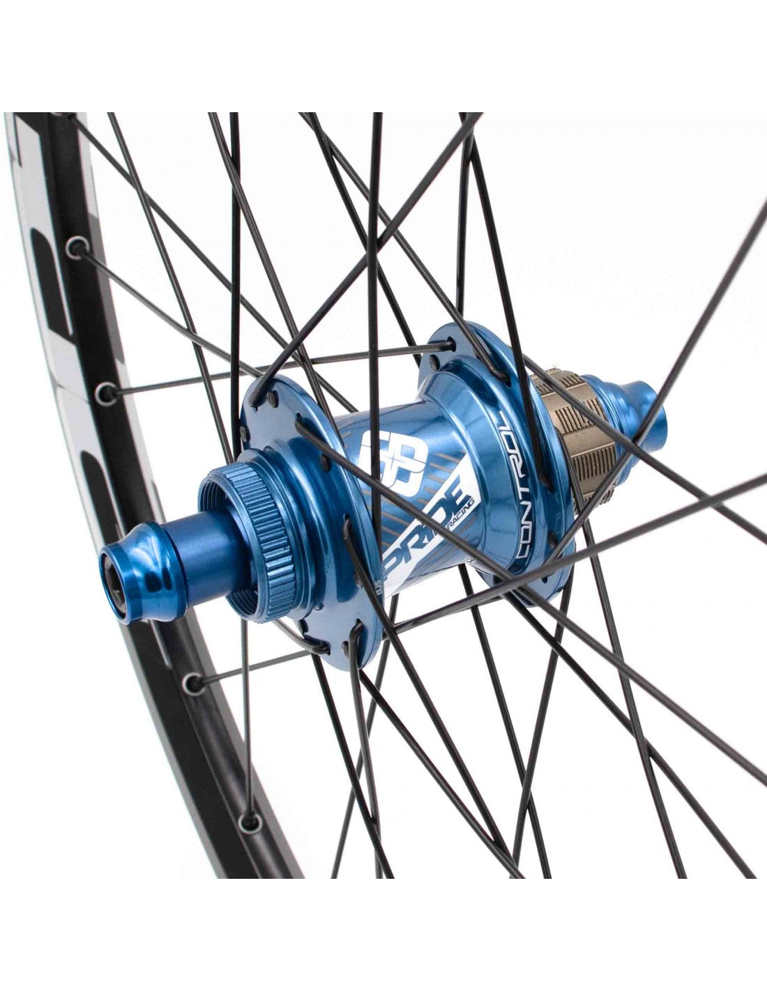 Para Kół PRIDE 20" (451mm) Control V1 Disc Osie 10/10mm Niebieska