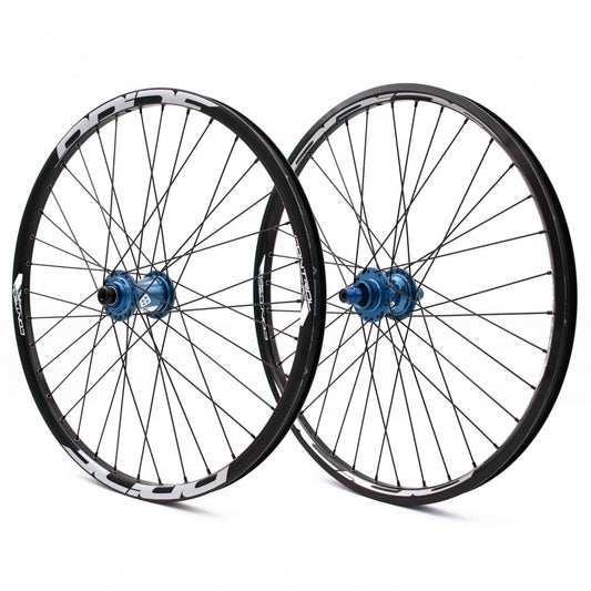 Para kół PRIDE 24" (507mm) Control V1 Disc Osie 20/10mm Niebieskie