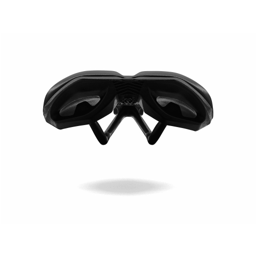 Siodełko PRO Turnix Team 132 mm karbonowe szyny czarne