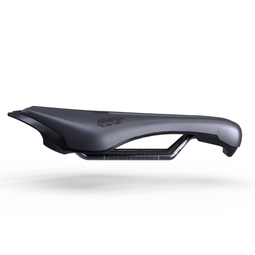 Siodełko PRO Stealth Aero 132 mm z szynami ze stali nierdzewnej, czarne