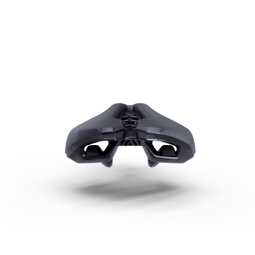 Siodełko PRO Stealth Aero 132 mm z szynami ze stali nierdzewnej, czarne