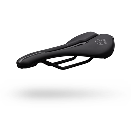 Siodełko PRO Turnix Performance 132 mm stalowe szyny czarne