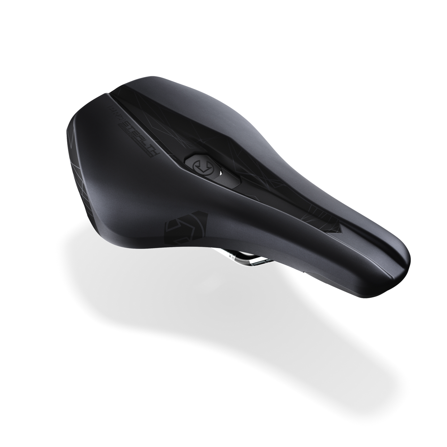 STEALTH OFFROAD PERFORMANCE 142mm PRO Saddle Stainless Steel Rails Black