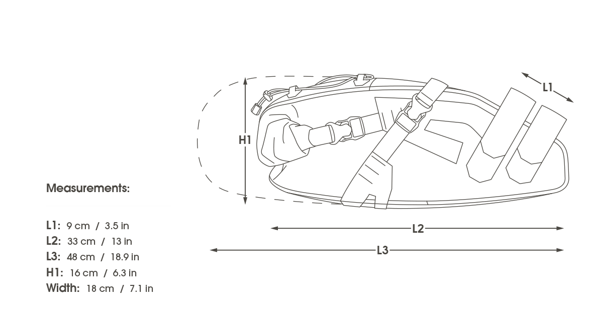 APIDURA EXPEIDITION SADDLE PACK 14 L czarny