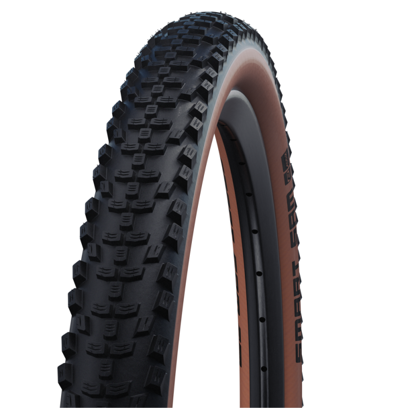 SCHWALBE SMART SAM 29x2.60 ADDIX PERFORMANCE RACEGUARD Tire TubeType Soft Black/Brown