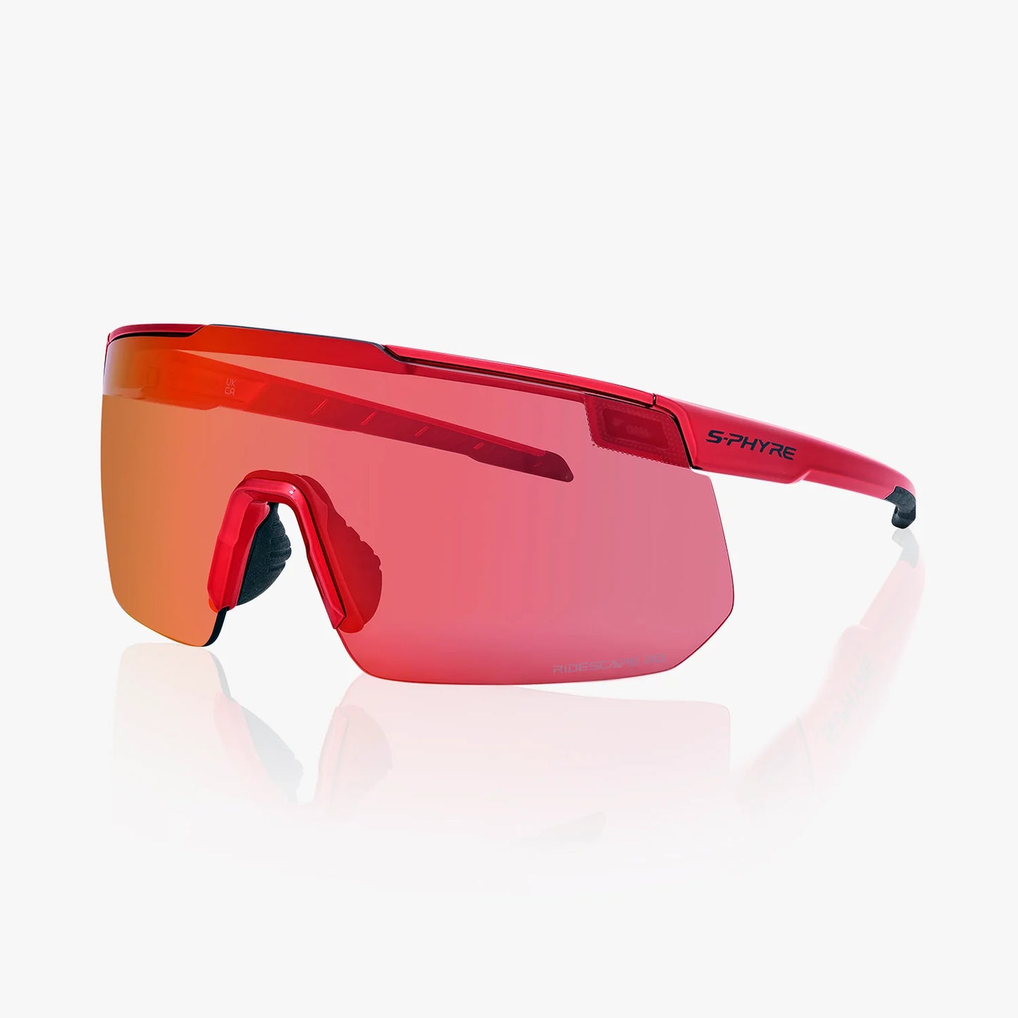 SHIMANO S-PHYRE CE-SPHR2 Metallic Red Ridescape Road Glasses