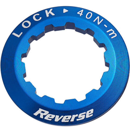 Cassette nut 8/11V REVERSE COMPONENTS Blue
