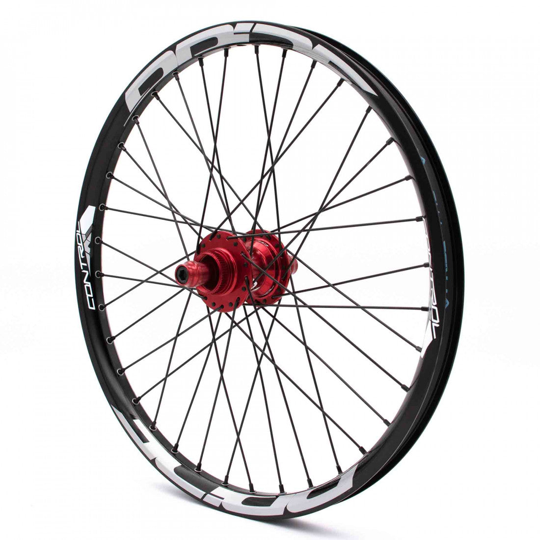 Para Kół PRIDE 20" (406mm) Control V1 Disc Osie 20/10mm Czerwone