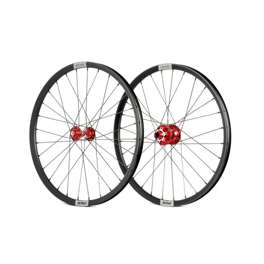 Para kół PRIDE 20" (451mm) Control V2 Disc Helium M21 Osie 10/15mm Czerwony
