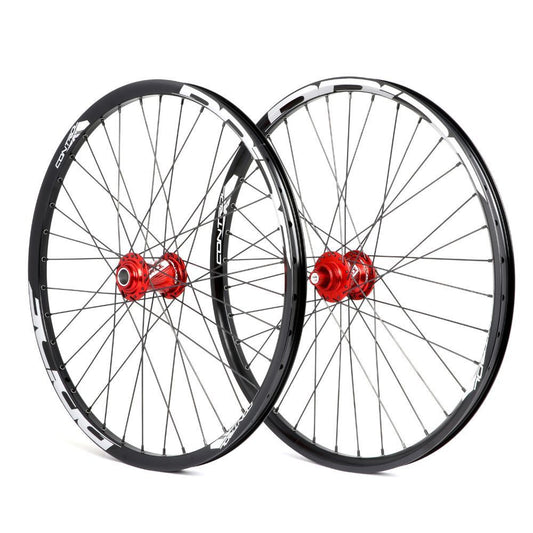 Zestaw Kół PRIDE 20" (451mm) Control V2 Disc Osie 10/15mm Czerwony
