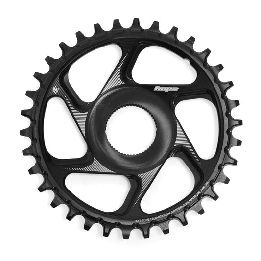 Plateau Mono HOPE R22 9/10/11/12V montaż bezpośredni rower elektryczny SHIMANO czarny
