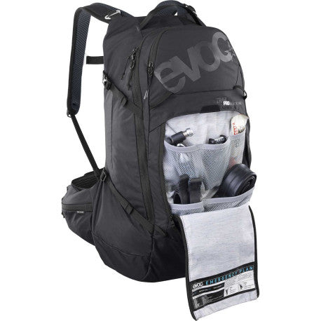 Plecak z grzbietem EVOC TRAIL PRO BLACKLINE 26 L Czarny