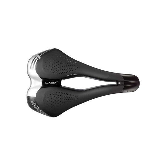 Siodło SELLE ITALIA S 5 LADY SUPERFLOW L dla kobiet, szyny, kolor czarny