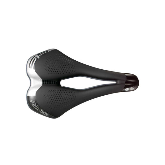 Siodło SELLE ITALIA S 5 SUPERFLOW L, szyny Fec, czarne