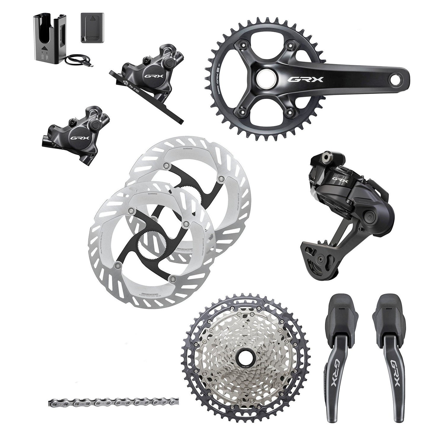 Grupa osprzętu SHIMANO GRX RX827 Di2 1x12V