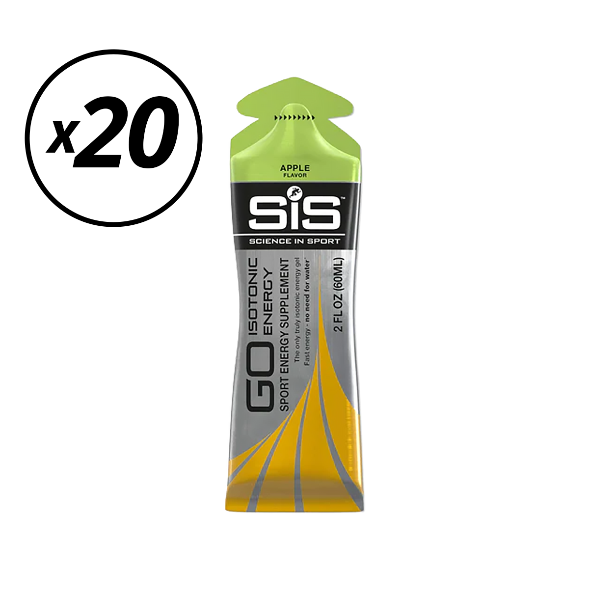 SIS GO ISOTONIC ENERGY Gel (60ml) Apple Krótki termin ważności