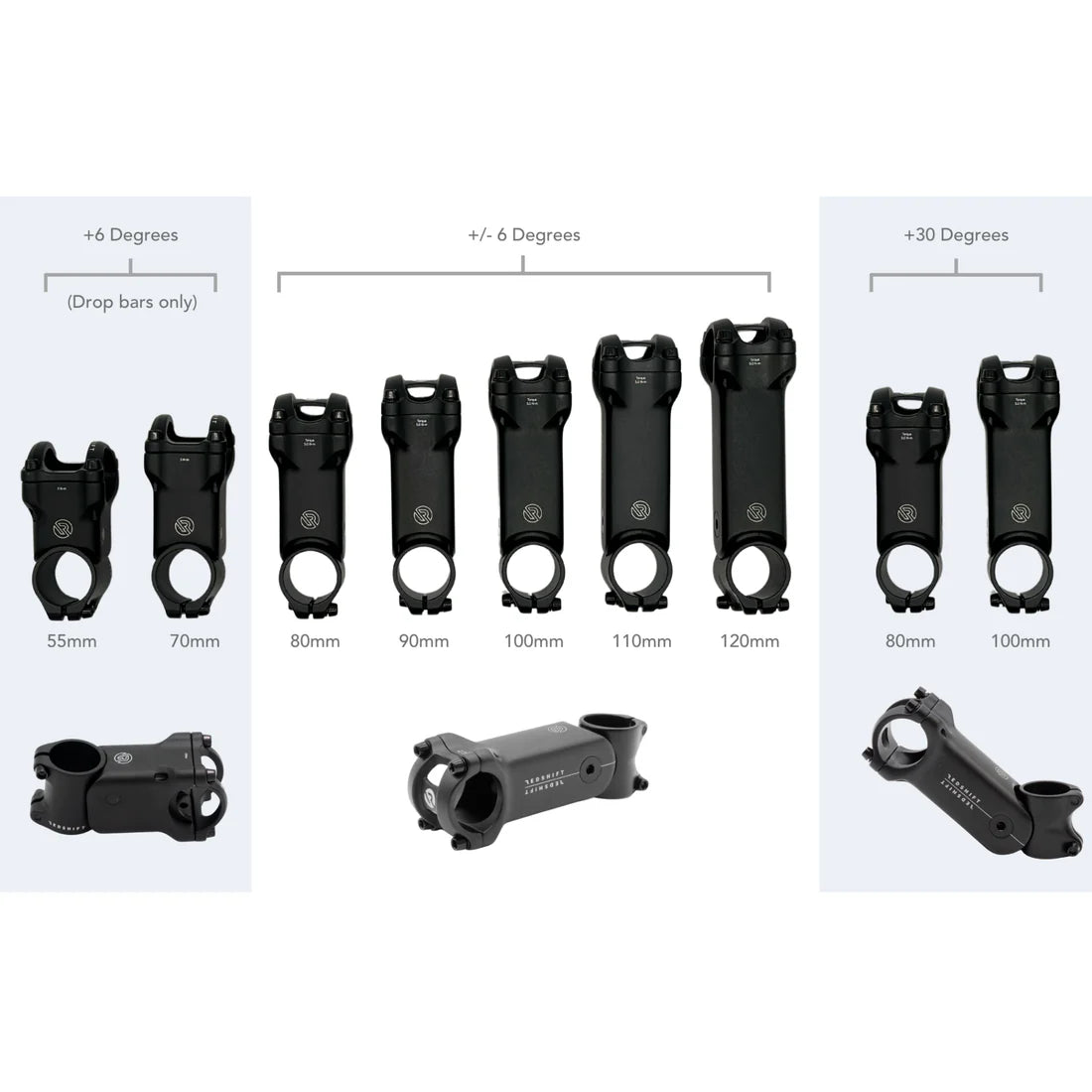REDSHIFT SHOCKSTOP 1-1/8" +30° Adjustable Stem