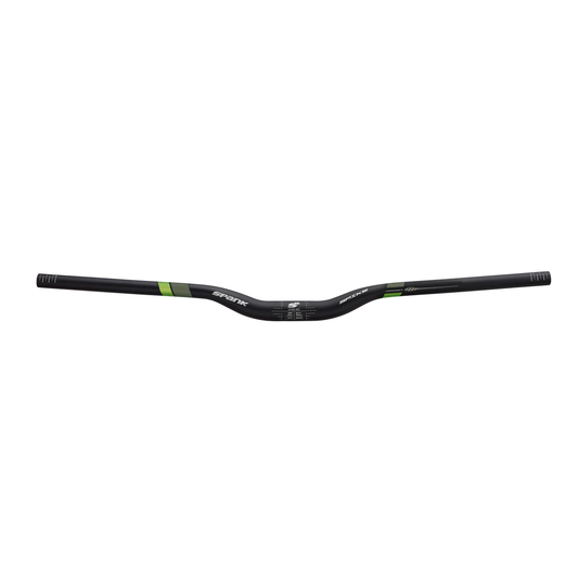 Kierownica SPANK SPIKE 800 VIBROCORE Rise 30mm 31.8/800mm czarny/zielony
