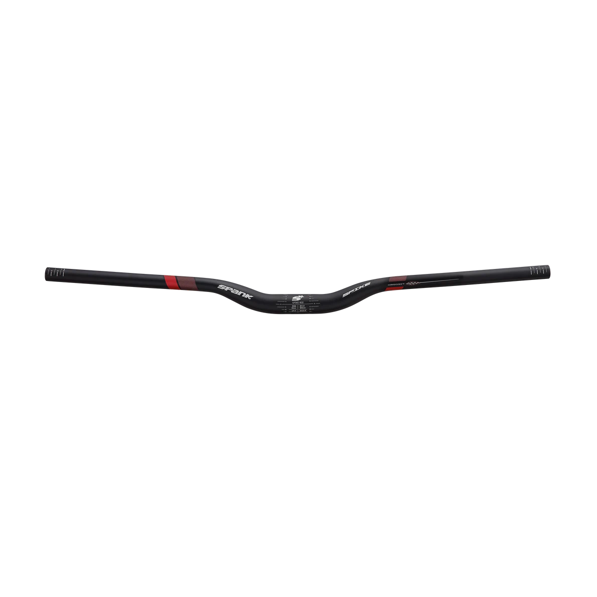 Kierownica SPANK SPIKE 800 VIBROCORE Rise 30mm 31.8/800mm czarny/czerwony