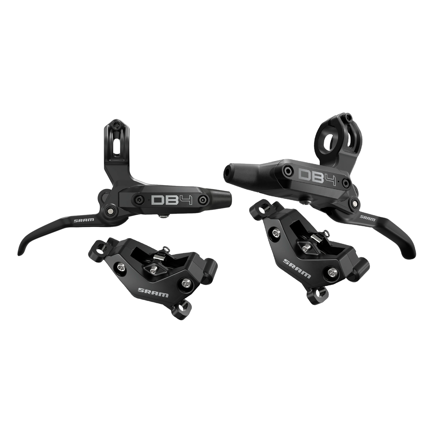 Pair of SRAM DB4 Black brakes