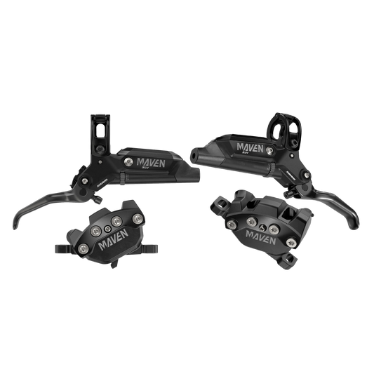 Pair of SRAM MAVEN SILVER brakes Black