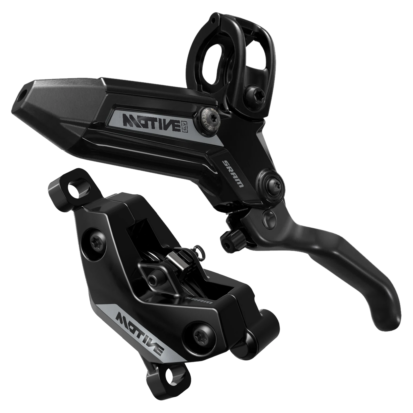SRAM MOTIVE SILVER 950mm Discless Front Brake Black