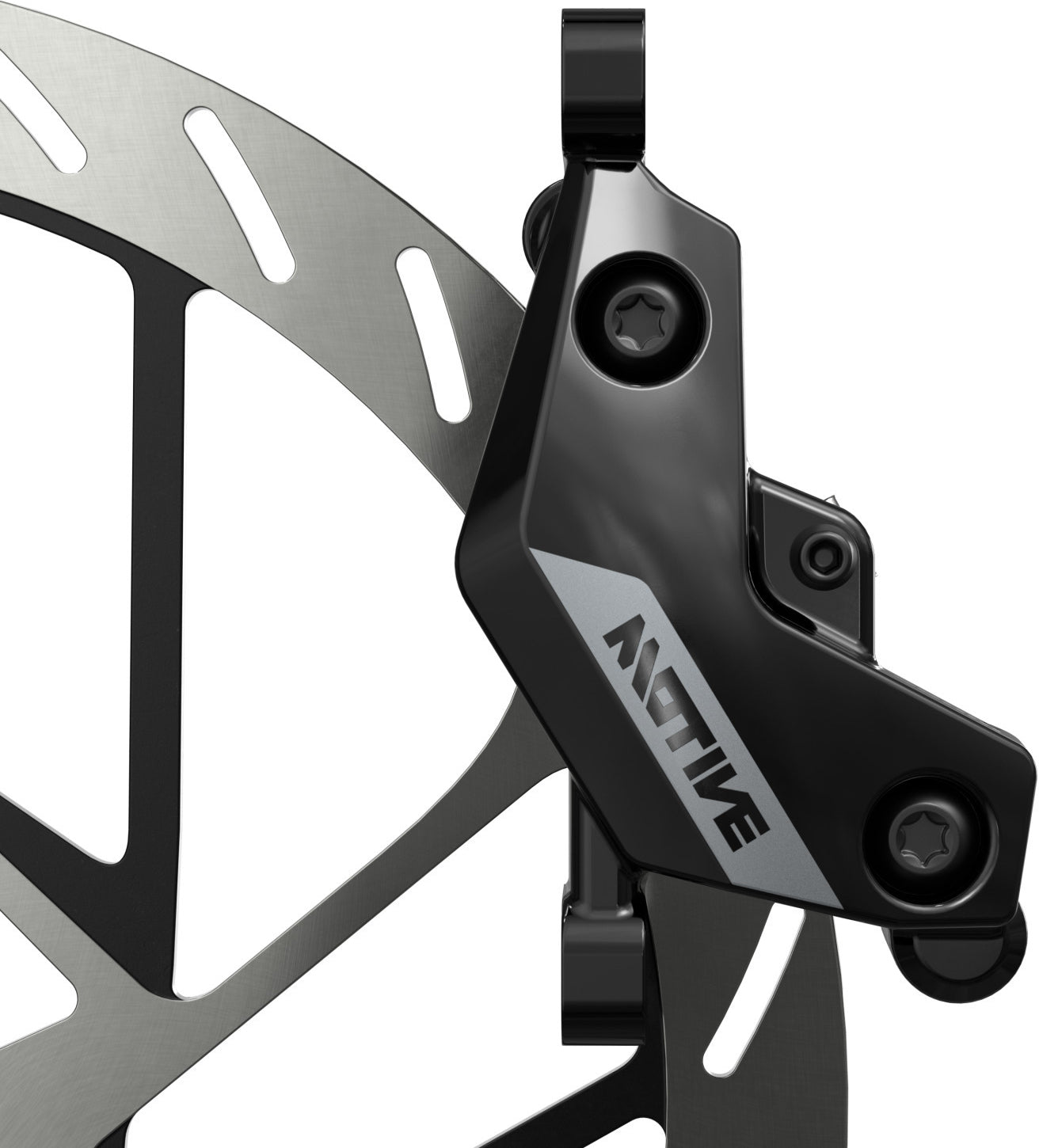 SRAM MOTIVE SILVER 950mm Discless Front Brake Black