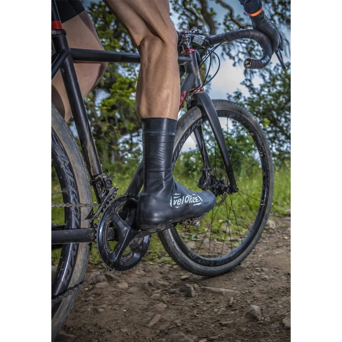 VELOTOZE HAUTES 2.0 SUPER STRONG pokrowiec na buty czarny/biały