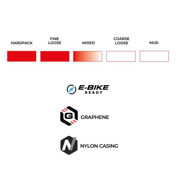 VITTORIA Syerra 29x2.6 Trail Graphene 2.0 Tubeless Ready Miękka opona w kolorze czarnym