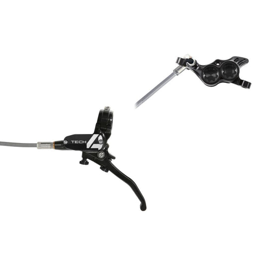 Przewód hamulcowy HOPE TECH 4 E4 BRAIDED przedni Aviation czarny