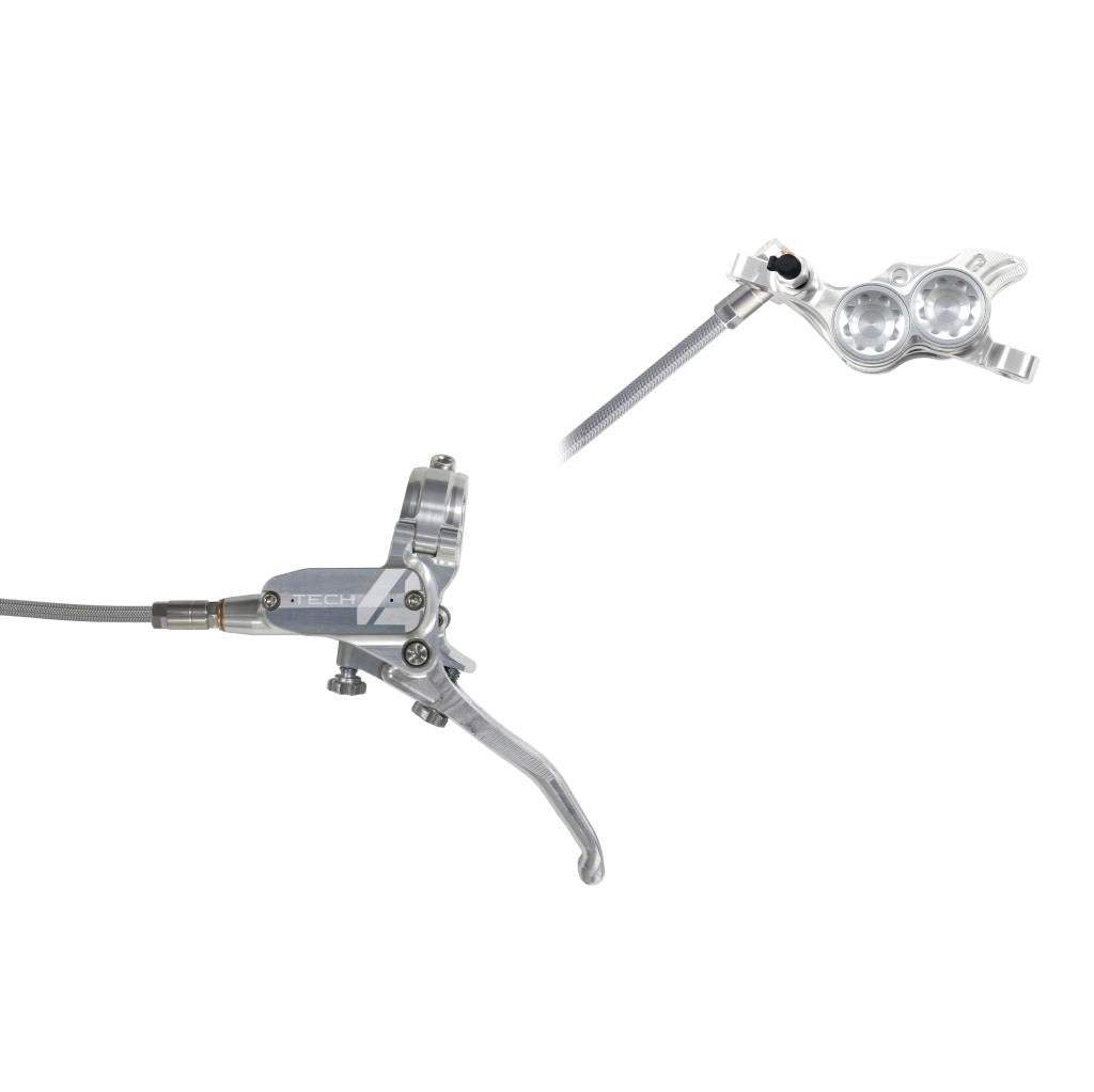 Przewód hamulcowy HOPE TECH 4 E4 Front Brake Aviation srebrny