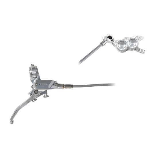 Przewód hamulcowy HOPE TECH 4 E4 BRAIDED Rear Brake Silver Aviation