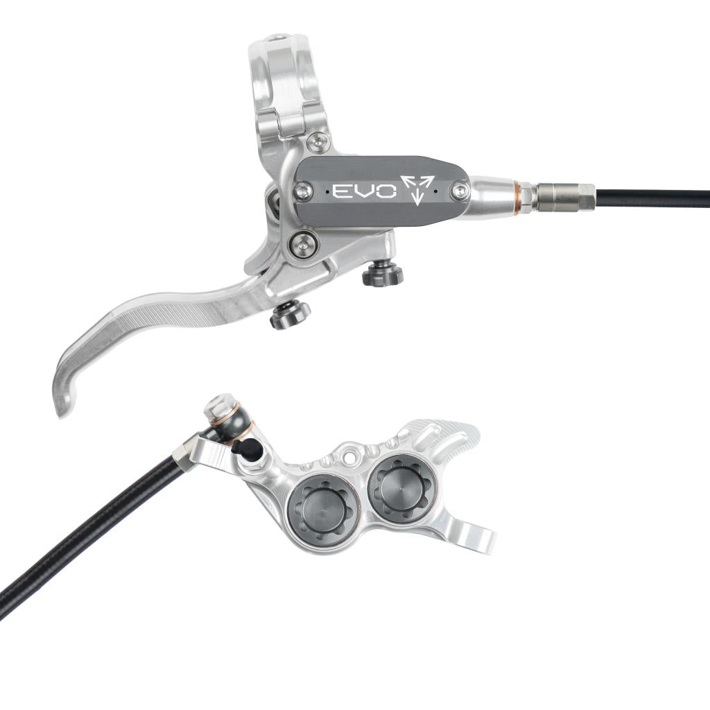 Hamulec tylny HOPE TECH 4 EVO GR4 srebrny/dymny