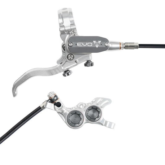 Hamulec tylny HOPE TECH 4 EVO GR4 srebrny/dymny